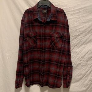 EUC Jachs Red and Black Heritage Flannel Shirt XXL